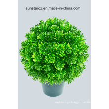 Podocarpus Ball Potted Artificial Plant for Home Decoration (51007)